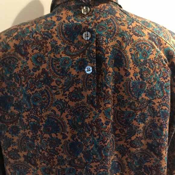 Vintage Christian Dior Chemises Paisley / Floral Print - Picture 4 of 9